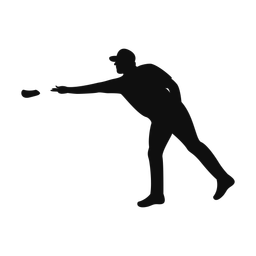 Cornhole silhouette, Classic style
