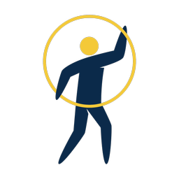 Hoop 2 colored clipart, Strike style