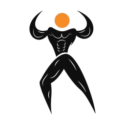 Bodybuilding 2 colored clipart, Motion style