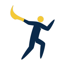 Jai alai 2 colored clipart, Strike style