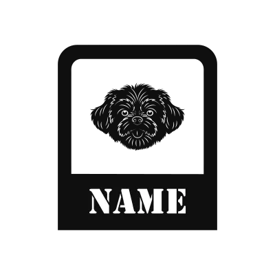 Dogs Classic Name Logo – Design 8