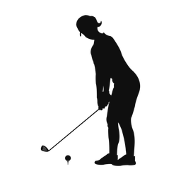 Golf silhouette, Classic style