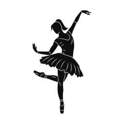 Ballet silhouette, Promax style