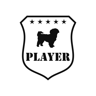 Shih Tzu Classic Name Logo – Design 6