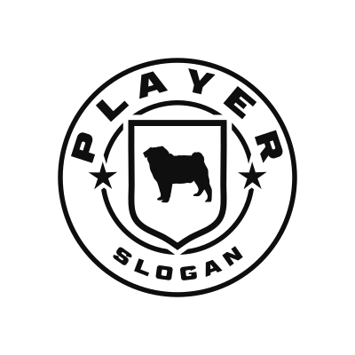 Pug Classic Name Logo – Design 7