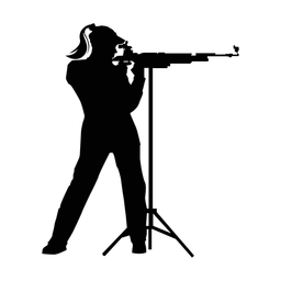 Rifle shooting silhouette, Classic style