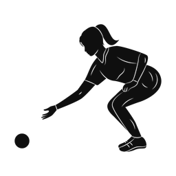 Bocce silhouette, Promax style