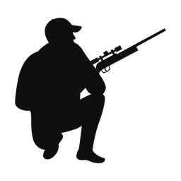 Hunting silhouette, Classic style