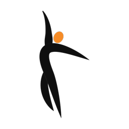 Dance 2 colored clipart, Motion style