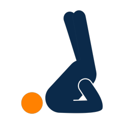 Yoga 2 colored clipart, Round style