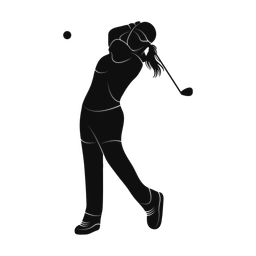 Golf silhouette, Promax style