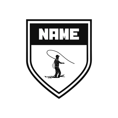 Fly Fishing Classic Name Logo – Design 9