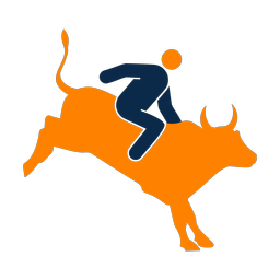 Rodeo 2 colored clipart, Round style