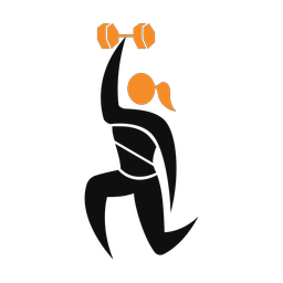 Crossfit 2 colored clipart, Motion style