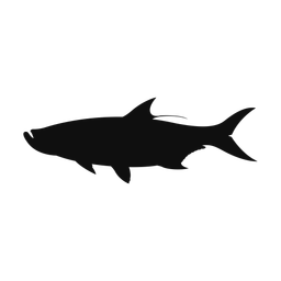 Tarpon silhouette, Classic style