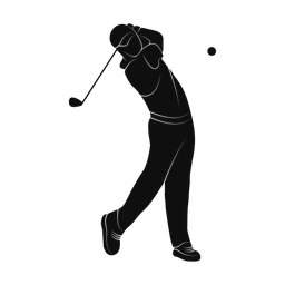 Golf silhouette, Promax style