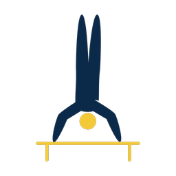 Parallel bars 2 colored clipart, Strike style