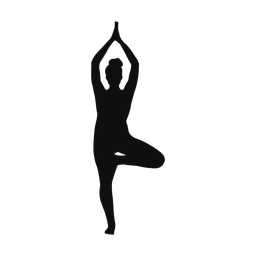 Yoga silhouette, Classic style