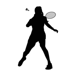 Badminton silhouette, Classic style