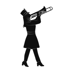 Cornet silhouette, Promax style