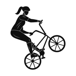 Bmx silhouette, Promax style