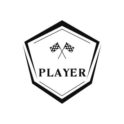 Checkered Flag Classic Name Logo – Design 4