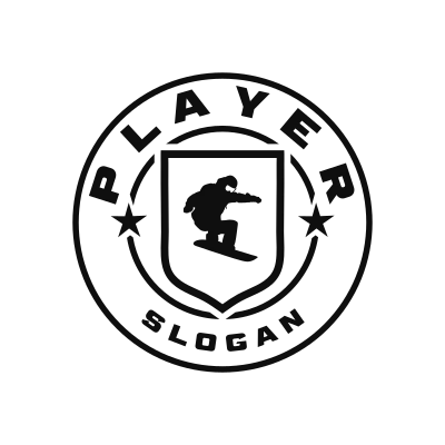 Snowboarding Classic Name Logo – Design 7