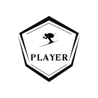 Downhill Skiing Classic Name Logo – Design 4