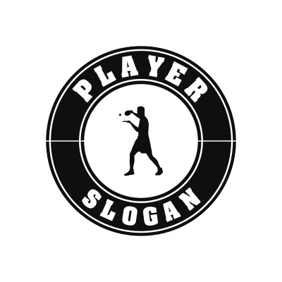 Table Tennis Classic Name Logo – Design 3