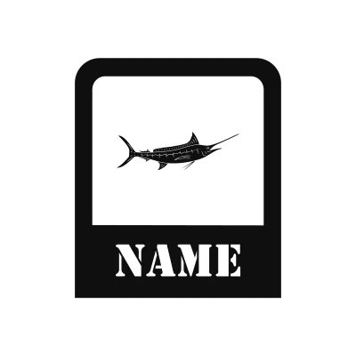 Marlin Classic Name Logo – Design 8