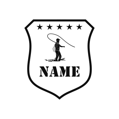 Fly Fishing Classic Name Logo – Design 13