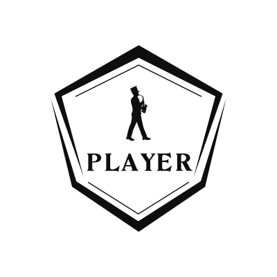 Saxophone Classic Name Logo – Design 4