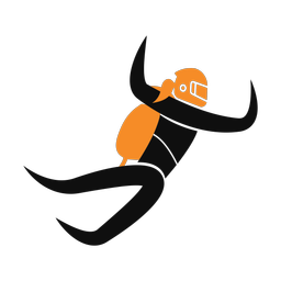 Skydiving 2 colored clipart, Motion style
