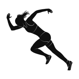 Running silhouette, Promax style