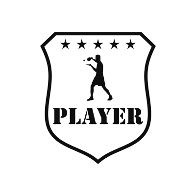 Table Tennis Classic Name Logo – Design 6