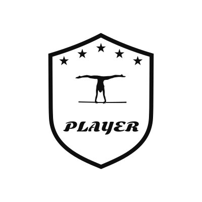 Uneven Bars Classic Name Logo – Design 5