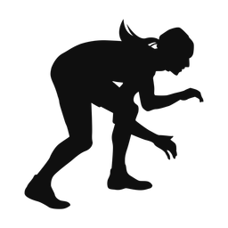 Wrestling silhouette, Classic style