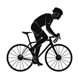 Cycling silhouette, Promax style