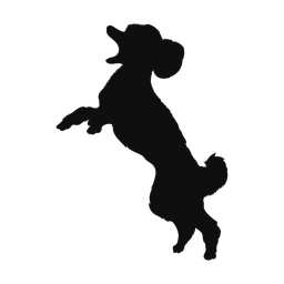 Poodle silhouette, Classic style