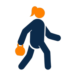 Crossfit 2 colored clipart, Round style