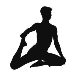 Yoga silhouette, Classic style