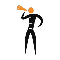 Cheerleading 2 colored clipart, Motion style