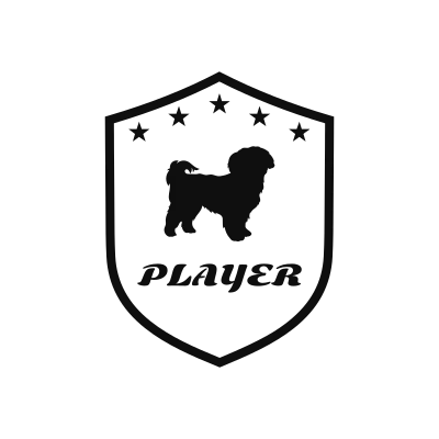 Shih Tzu Classic Name Logo – Design 5