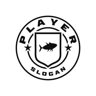 Bluefin Tuna Classic Name Logo – Design 7