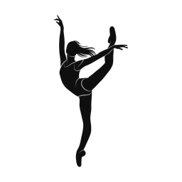 Dance silhouette, Promax style