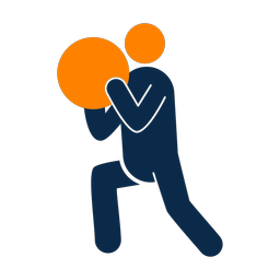 Crossfit 2 colored clipart, Round style