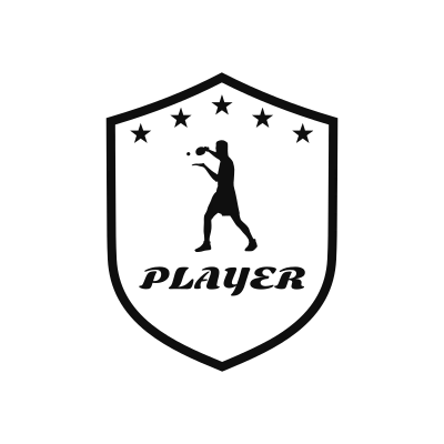 Table Tennis Classic Name Logo – Design 5
