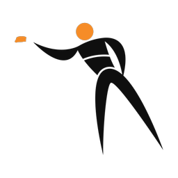 Cornhole 2 colored clipart, Motion style