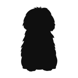 Shih tzu silhouette, Classic style