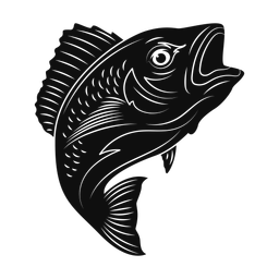 Red snapper silhouette, Promax style
